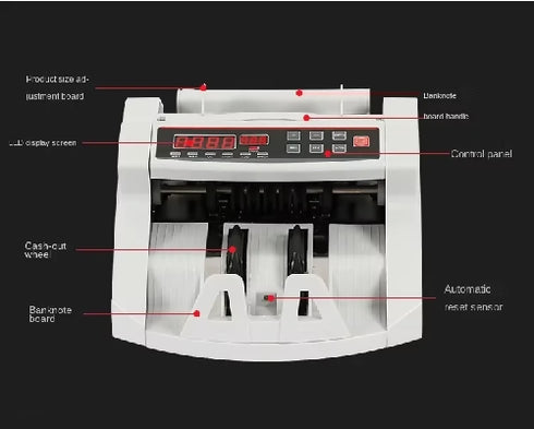 110 220V Bill Counter Money Checker Currency Counting Machine with LCD Display